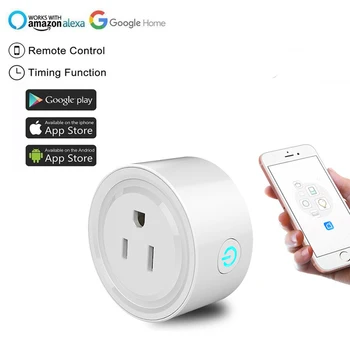 

eWeLink WIFI Smart Plug wifi wireless remote control socket Timing socket US Power monitoring with Amazon Echo IFTTT support
