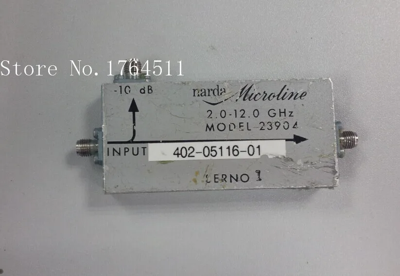 

[BELLA] Narda 23904 2-12GHZ -10DB coaxial directional coupler SMA