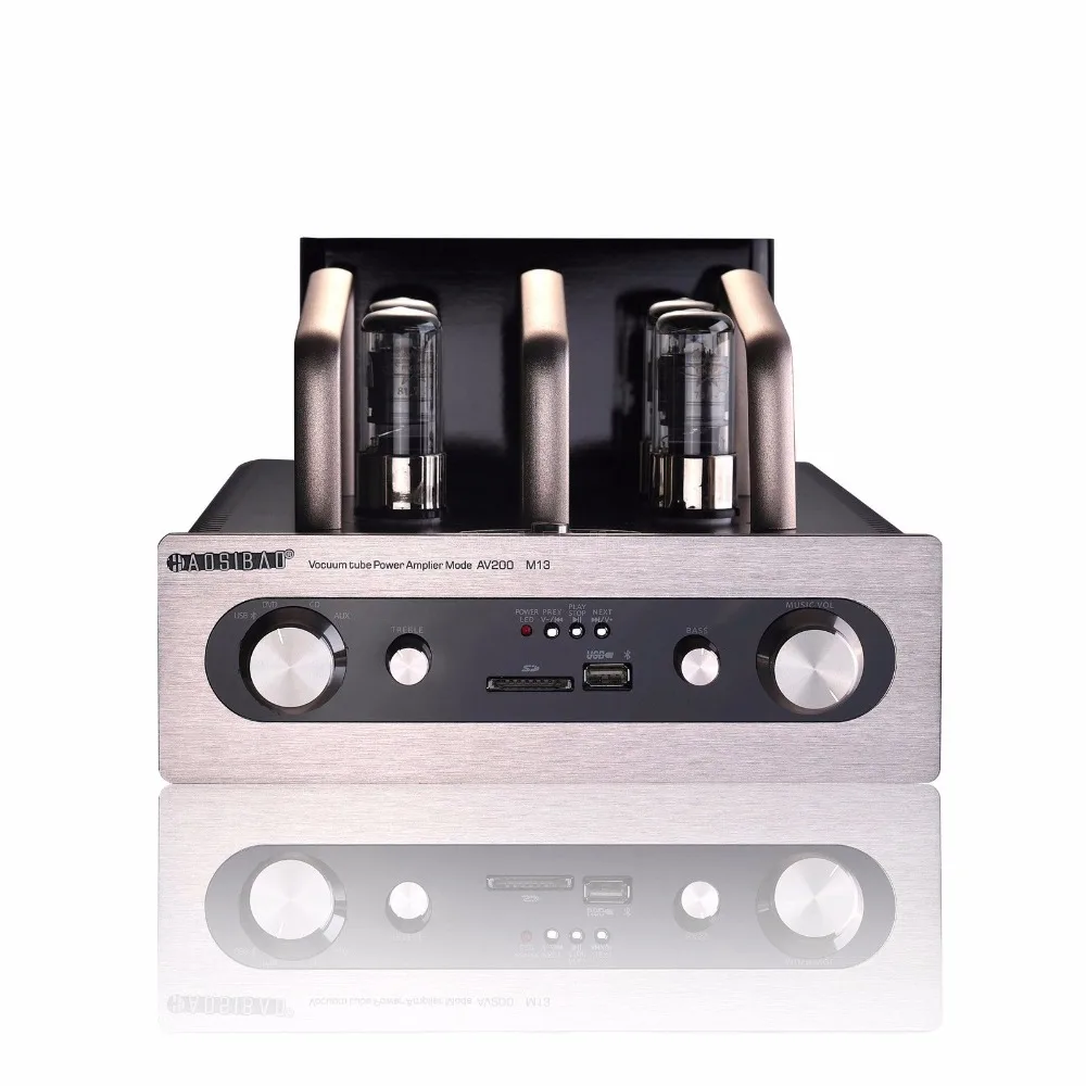 

Douk Adio HiFi Vacuum Tube Power Amplifier Stereo Intergrated Amp w/ Bluetooth USB SD Card