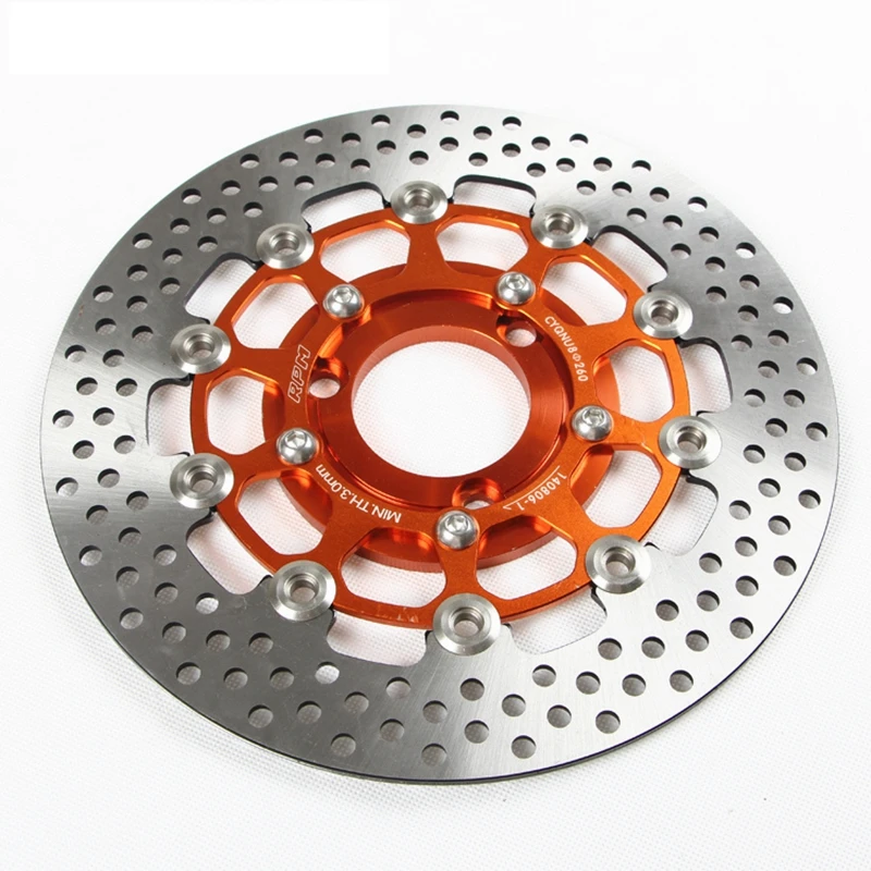 Universal 260mm motorcycle Floating brake disc Hole Shape NCY Modified Motorcycle brake disc For BWS Harley Honda Yamaha Suzuki Universal 260mm motorcycle Floating brake disc Hole Shape NCY Modified Motorcycle brake disc For BWS Harley Honda Yamaha Suzuki
