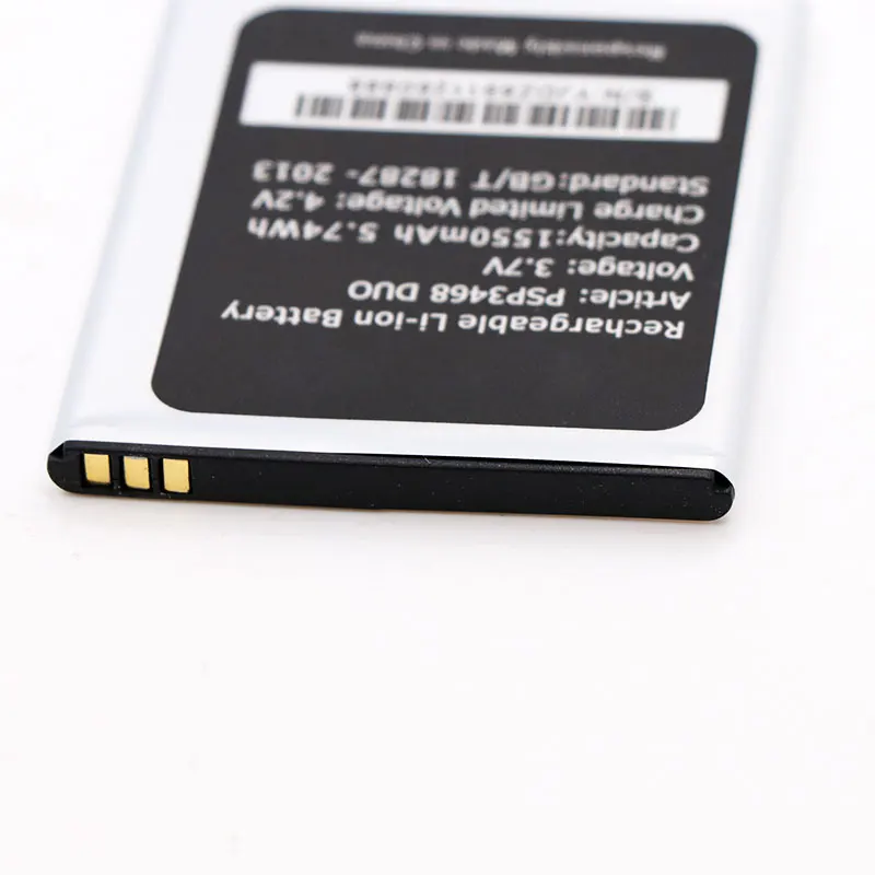Высококачественный сменный аккумулятор большой емкости Mcdark 1550 мАч PSP3468 DUO для