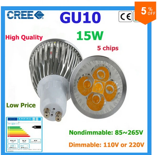 9W GU10 LED Bulb AR111 Spot Light High Power Reflector Lamp Warm Cool White 240V 