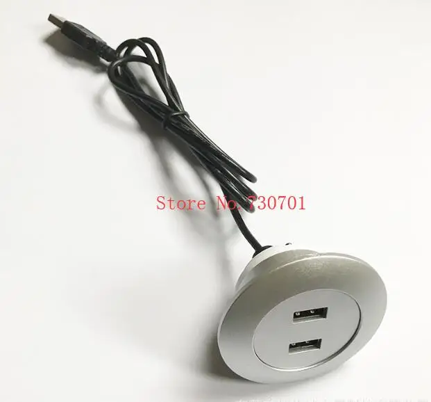 Germany France Russia Denmark Netherlands European standard plug USB desktop charging socket 5V table lamp USB charger grommet 