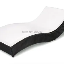 Всепогодный волна садовая мебель из ротанга шезлонге