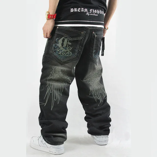 Famous Designer Brands High Quality printed Robin Jeans Men Hip pot