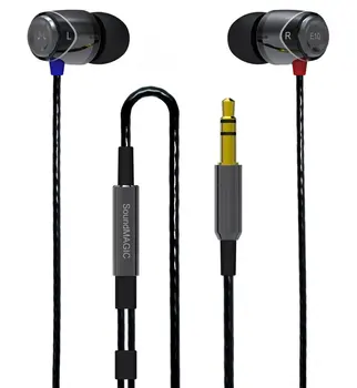 

SoundMAGIC E10 Noise Isolating In-Ear Earphones (Black Gunmetal) by SoundMAGIC
