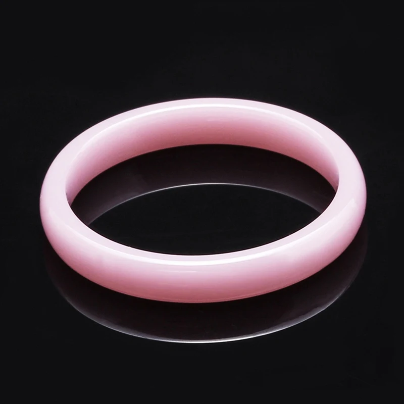 Fahion 3 мм светло-розовый черный белый синий красивое гладкое керамическое кольцо для женщин современные свадебные ювелирные Кольца Подарочные
