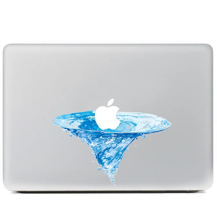 Воды swirlvinyl наклейка Стикеры для DIY MacBook Pro/Air 11 13 15 дюймов ноутбук чехол Стикеры