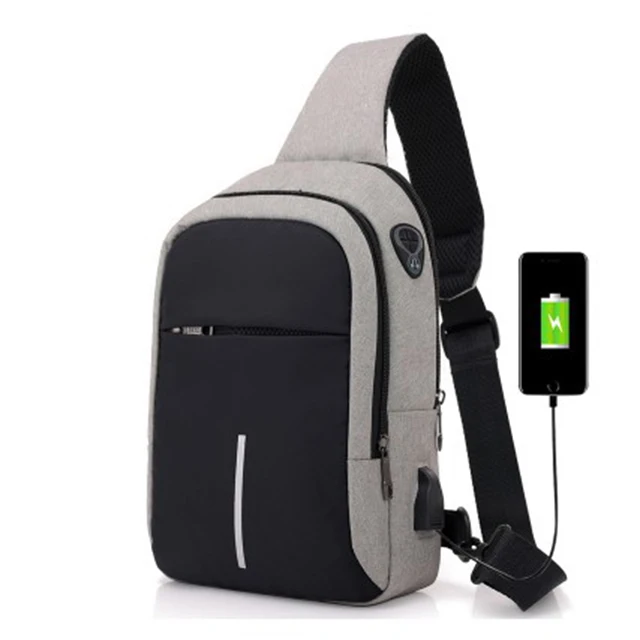 Мужской рюкзак, USB зарядное устройство, школьный рюкзак, студенческий рюкзак для ноутбука, бизнес рюкзак с замком, Mochila Hombre, дорожные сумки для мужчин - Цвет: 0539-Light Gray