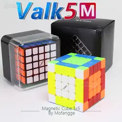 Valk5M Valk5 M 5x5x5 Магнитный скоростной Куб 5x5 Valk5 Cubo Magico WCA соревнования кубики Игрушка Головоломка MoFangGe QiYi магниты
