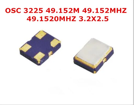 10 шт. активный SMD кристаллический генератор 3225 45 1584 M МГц 3 2*2 5 мм 4 фута PXO/OSC 49 152 1520