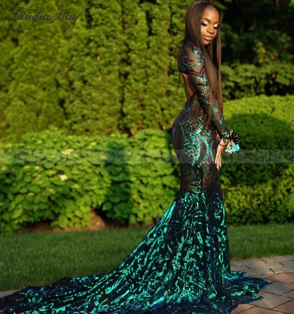 emerald green prom dress sparkle