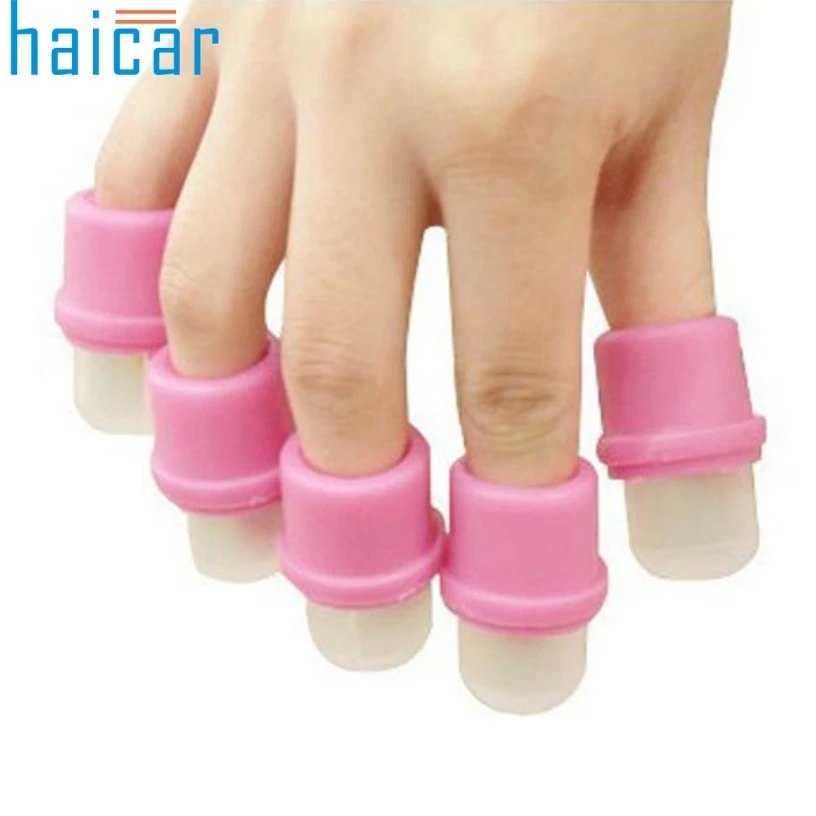

Best Deal Haicar Good Quality Women Beauty 10 pcs Wearable Nail Soak Soakers Polish Remover DIY Acrylic UV Gel Cap Tip Set