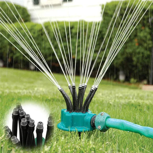 lawn garden yard sprayer sprinkler accurate noodlehead with stand image lawn spray