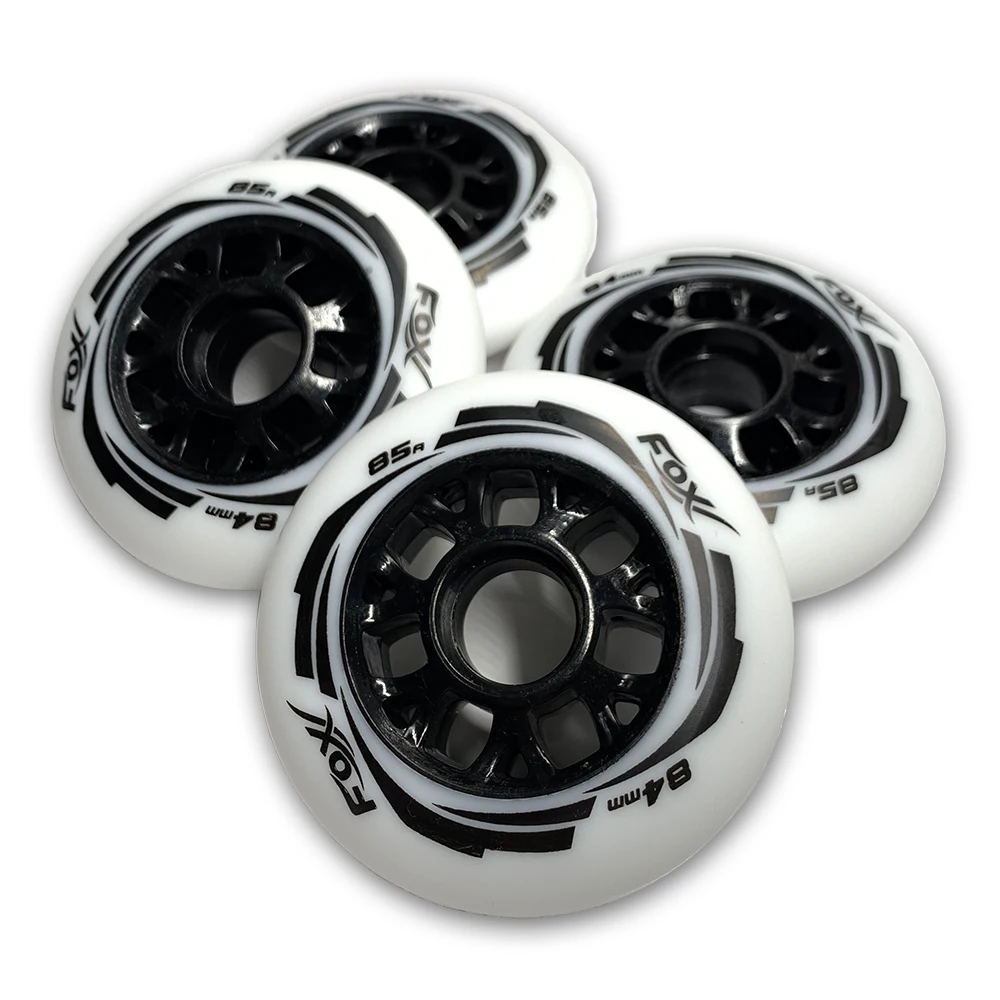 4 Piece Quality 85A Pu 84mm Speed Inline Skates Wheels HR Roller