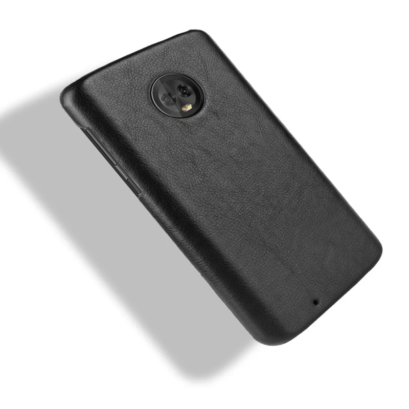 MOTO G6 G6Plus Litchi pattern PU leather+PC hard case_4