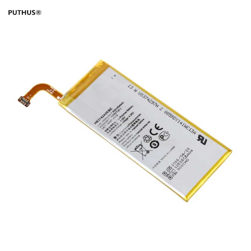 Абсолютно Новый 3 8 В 2000 мАч HB3742A0EBC Аккумулятор для Huawei Ascend P6 P6-U06 p6-c00/Ascend G6 G620 G621 G620s