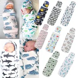Спальные мешки для малышей для новорожденных девочек и мальчиков дети очаровательны хлопок Одеяло пеленать муслин Обёрточная бумага