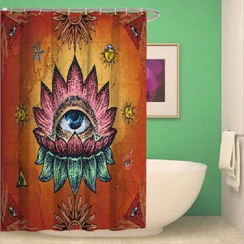 

Ethnic style elephant totem Shower Curtains Rideau de douche Cortina de ducha Bathroom Supplies Products H254