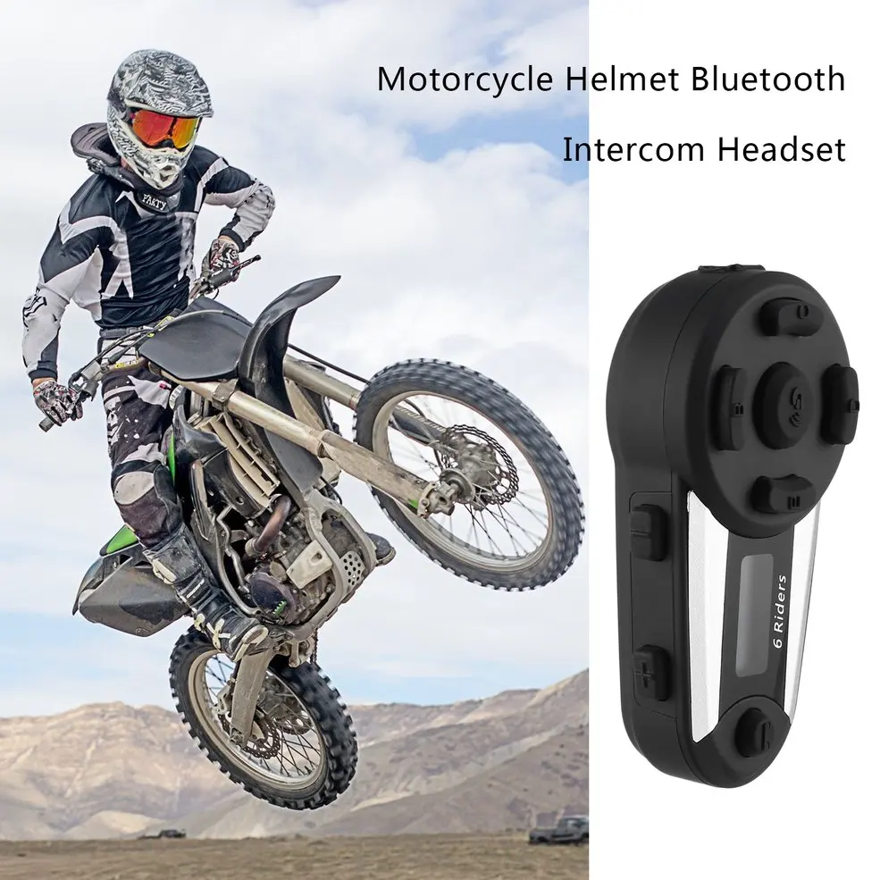 

T20s With Screen Fm Motorcycle Helmet Bluetooth Intercom Headset 1200 Meters Full Duplex Real-time Pair
