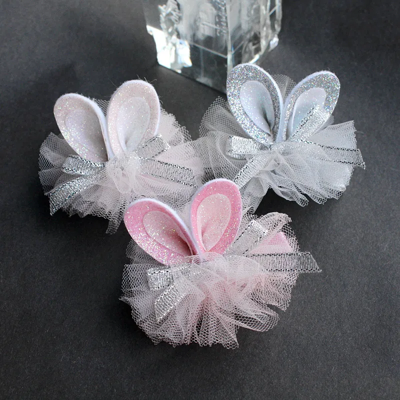 Новые Мультяшные амимальные детские заколки для волос с кроличьими ушками