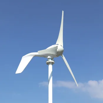 

Horizontal axis 400w wind generator 3 phase AC with 12V24V automatic adaptive controller