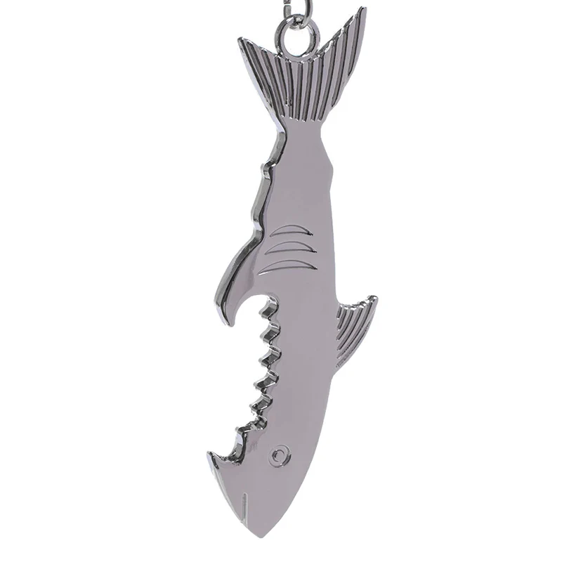 200pcs/lot Shark Shaped Bottle Opener Keychain shaped zinc alloy Silver Color Key Ring Beer Bottle Opener Unique Creative Gift 200pcs/lot Shark Shaped Bottle Opener Keychain shaped zinc alloy Silver Color Key Ring Beer Bottle Opener Unique Creative Gift