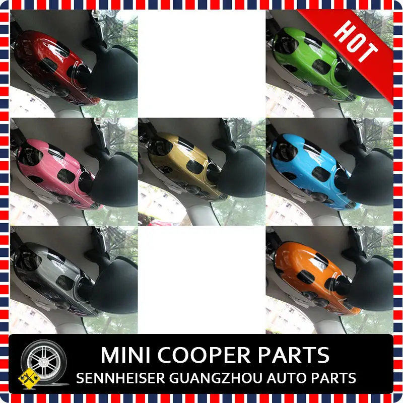 Бренд mini cooper ABS материал УФ-защита внутренняя зеркальная крышка Яркий розовый стиль для mini cooper F56(1 шт./компл