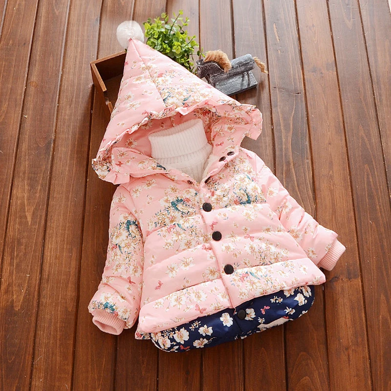 

Infant Girl Coat 2018 Autumn Winter Jackets For Girls Baby Jacket Kids Warm Outerwear Coat For Baby Girls Jacket Newborn Clothes