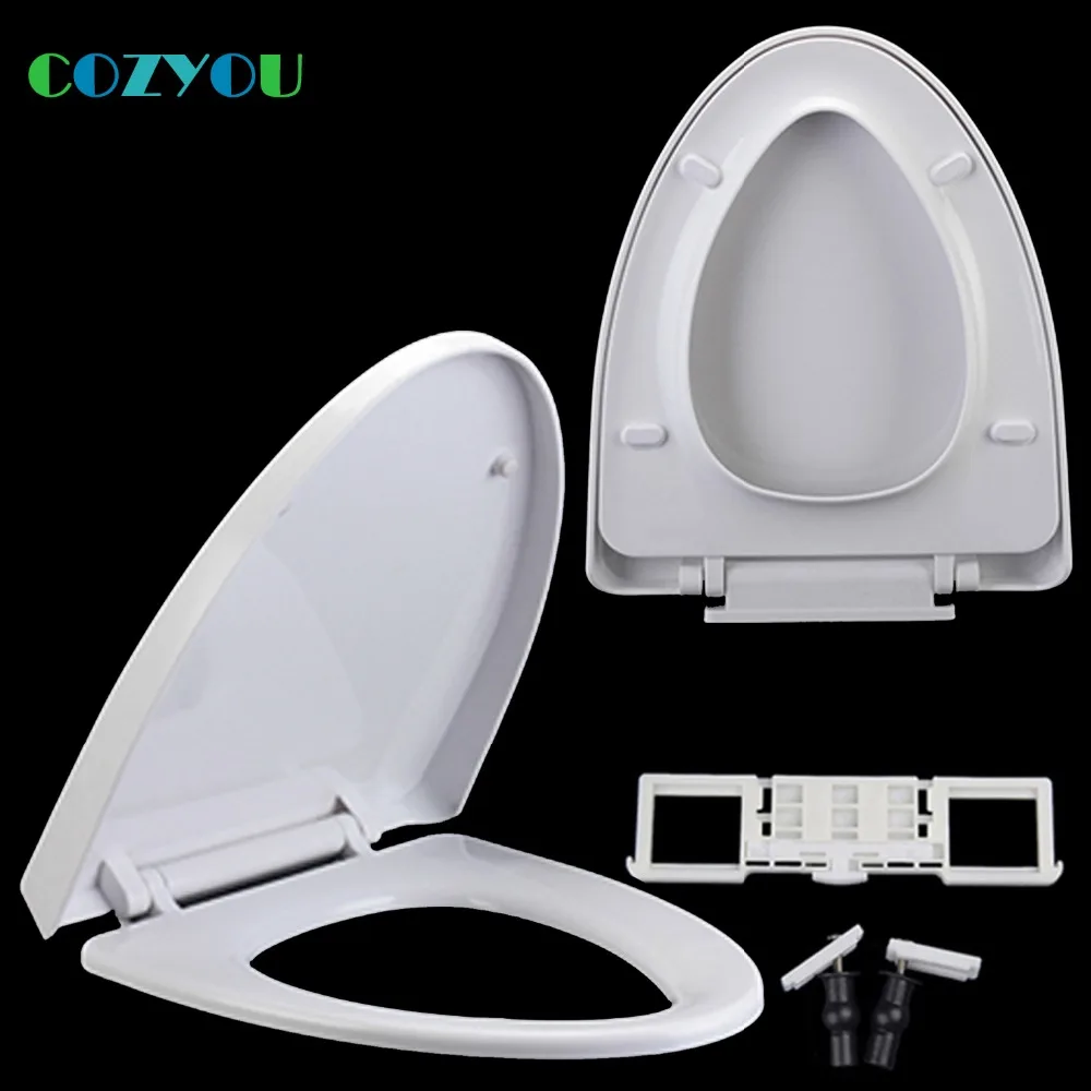 COZYOU Toilet seat PP triangle V shape soft Close Quick Release Easy