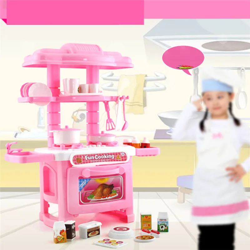 1 Set Kids Play House Toys Girl Tableware Sets Baby Toys Kitchen