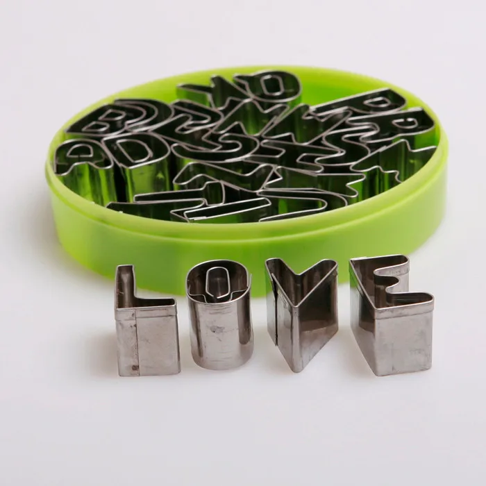 Buy Home 26pcs Letters Alphabet Cake Fondant Mold