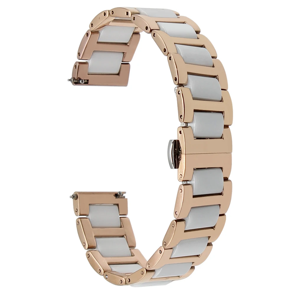Ремешок из керамики и нержавеющей стали для часов Tissot 1853 T035 PRC 200 T055 T097
