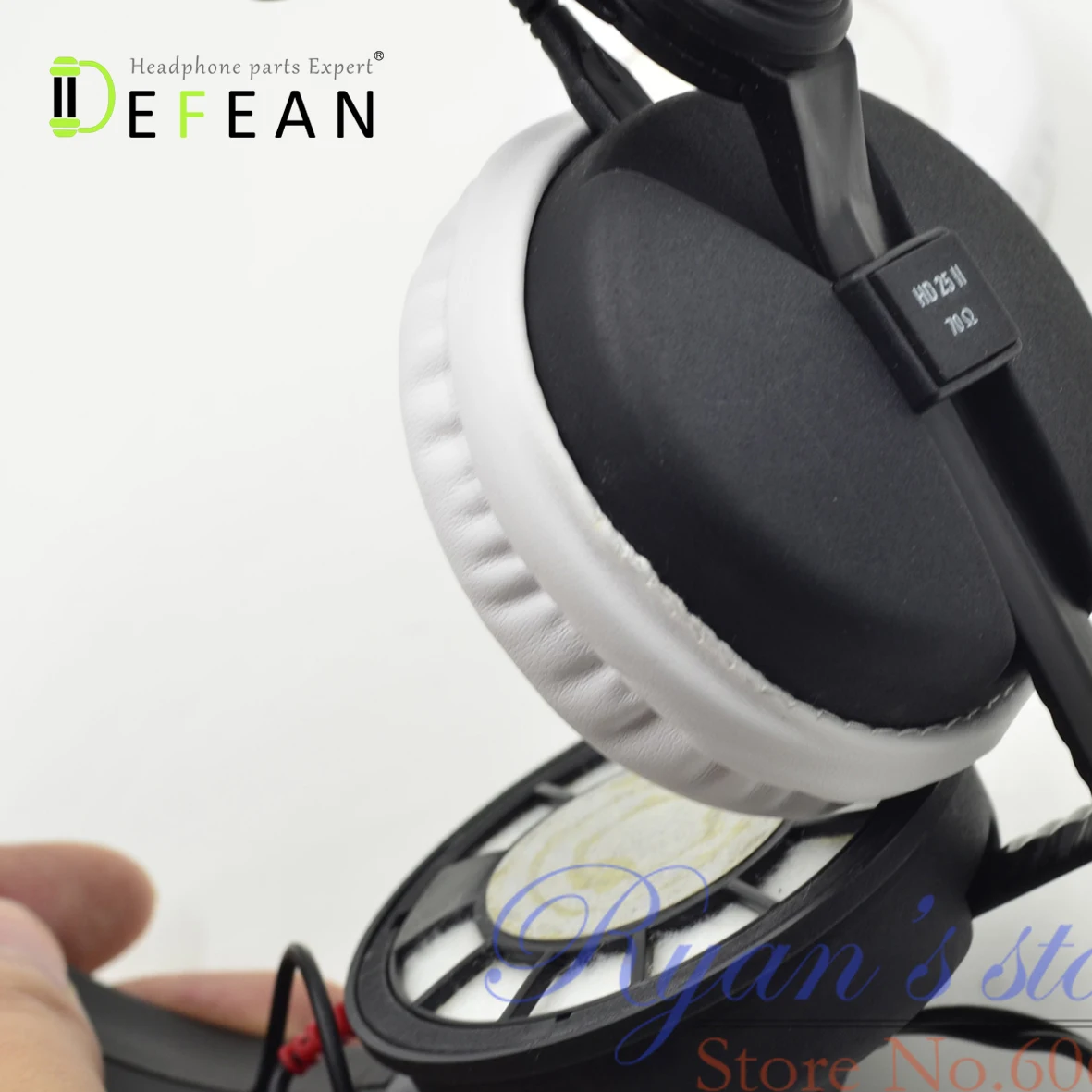 Defean White Pads Cushion For Sennheiser Hd25-1 Ii Hd25 Hmd25 Sp Hme25 Hmec25 Amperior Headset - Earphone Accessories - AliExpress