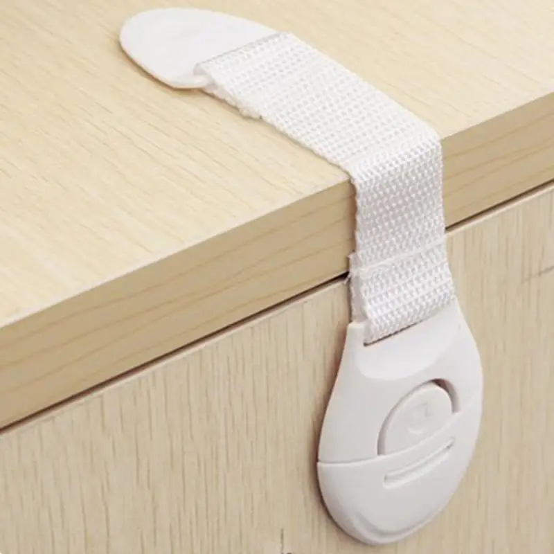 

8pcs Children Safety Cabinet Locks Multifunction Cupboard Door Drawer Straps Baby Security Protection Refrigerator Closet Lock