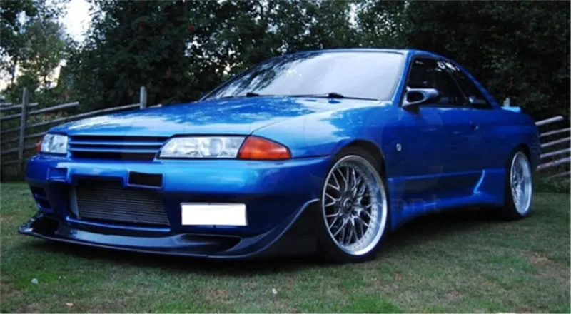 1989-1994 Nissan Skyline R32 GTR TBO Style Front Lip FRP (12)