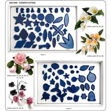 60 шт./лот цветок резак и садовые ножницы пищевой пластик торт украшения резак мастика, глазурь плесень