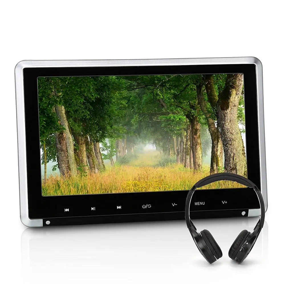 NAVISKAUTO 10.1 Inch Car Headrest DVD Player HD 1080P TFT LCD Screen