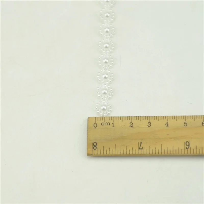 2 метра сливы цветок линии связи струны ABS имитация жемчуга бисера цепи оптом свадебные украшения Diy материал