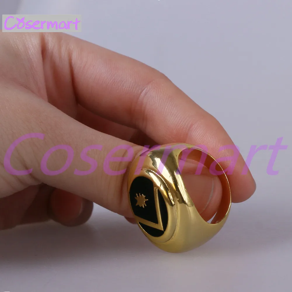 Cos American TV series Legion Accessories Cosplay Ring Mental Gold Rings Wearable Halloween Party (4)