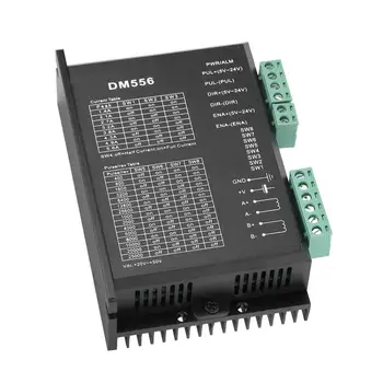 

DM556 2-phase Stepper Motor Driver 42/57 Stepping Motor Controller 24V-50V DC8 Level Output Current Step Steeper Motor Driver ша