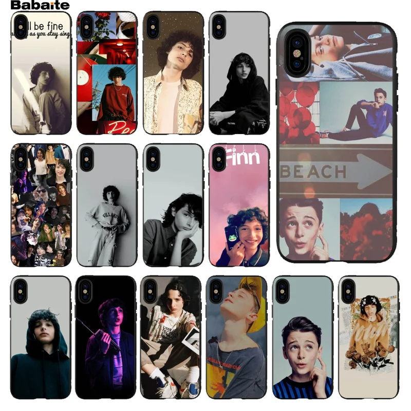 

Babaite Finn Wolfhard Stranger DIY Printing Phone Case Cover for iPhone 5 5S SE 6 6S Plus 7 8 XR X XS MAX Coque Shell