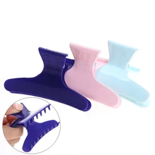 3pcs/pack Colorful Butterfly Hairdressing Hairdressers Hair Section Clamps Clips Claw hair Salon Styling Tools Accessories