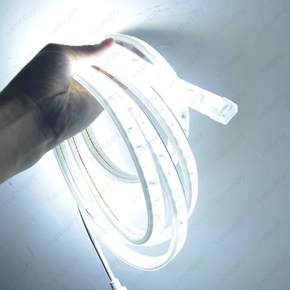 Medidores Super-brilhante Flexível Tira Leds Impermeável Suave Lâmpada Plug 63 Led Luz 7 Cheap Tiras de LED