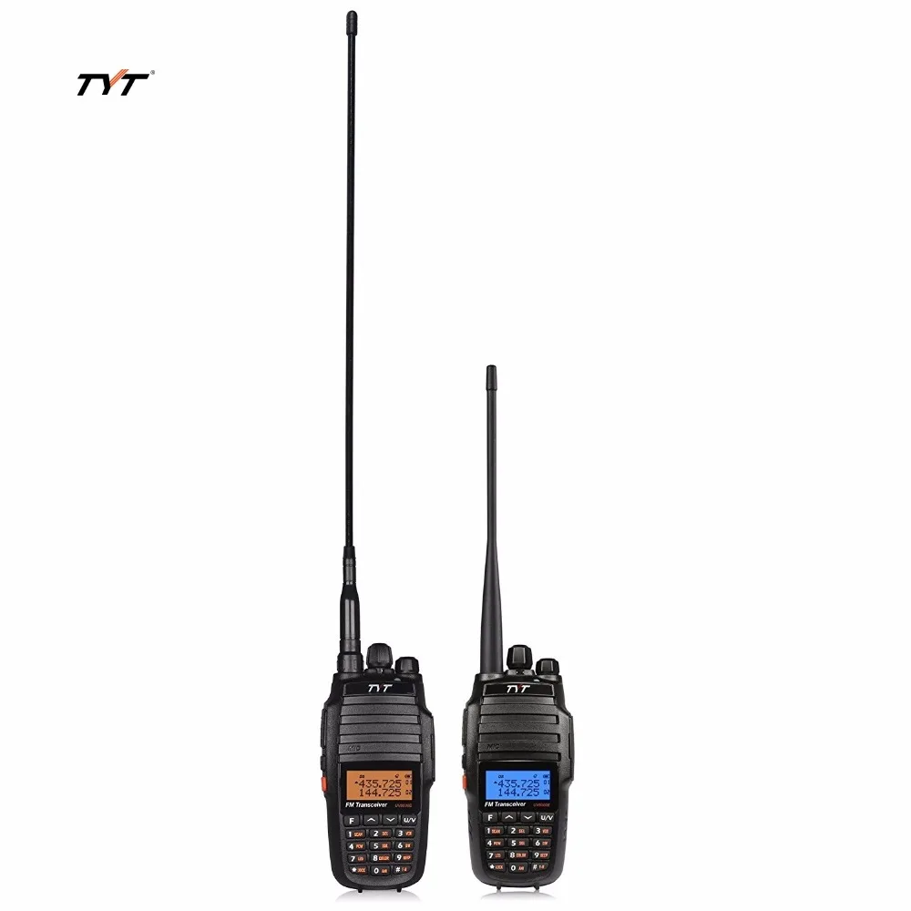 1 пара TYT TH-UV8000D переносной приемопередатчик и 2 усиления антенны lcd U/V двухдиапазонное Отображение режима ожидания ham Interphone 10W Walkie Talkie