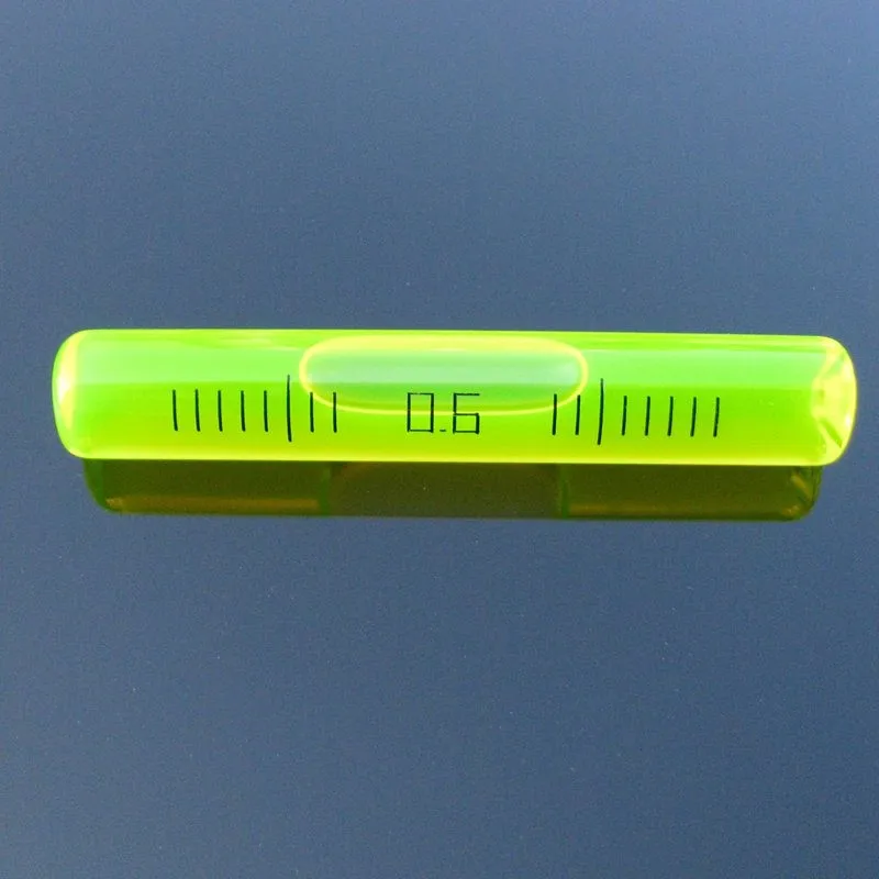 QASE 12*72mm Tubular Espírito Nível de Bolha