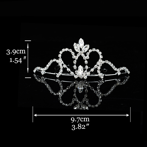 Crown for Girls Show Bridal Crown Tiara Diadem Crystal Floral Wedding Bridal Hair Accessories Head Jewelry