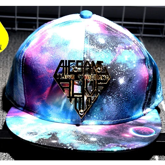 Популярные бейсболки Bigbang G-dragon GD Snapback galaxy Star Sky Hat galaxy Snapback унисекс хип-хоп Peaked Hat Повседневная Уличная - Цвет: 33