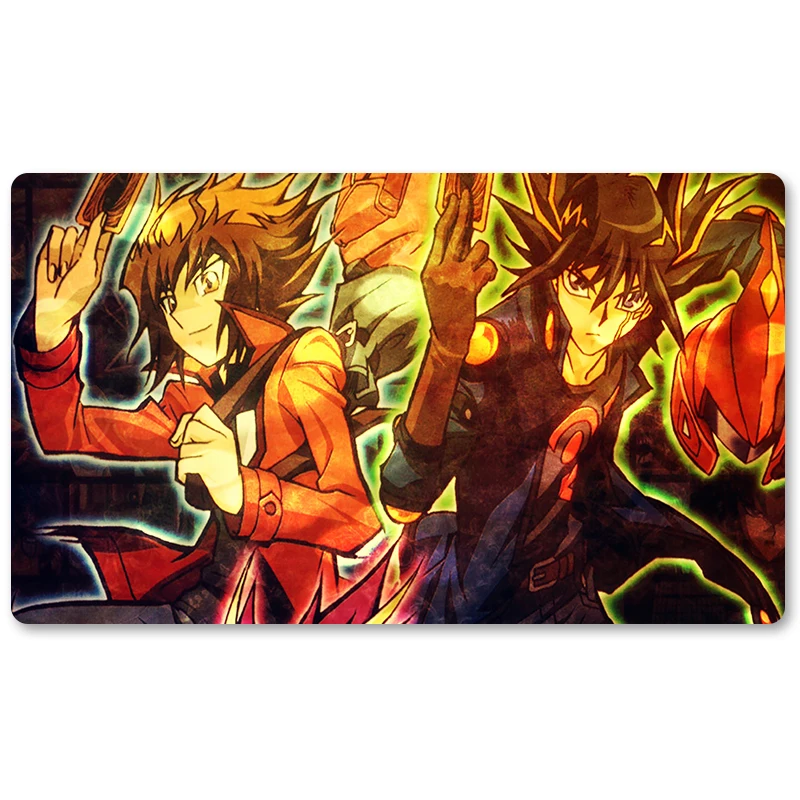 

Many - Heroes Judai Yusei ver - Yu-Gi-Oh! Playmat Board Game Mat Table Mat for YuGiOh Mouse Mat