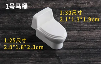 

wiking5pcs Mini model toilet scene diy furniture production 1/25 1/30